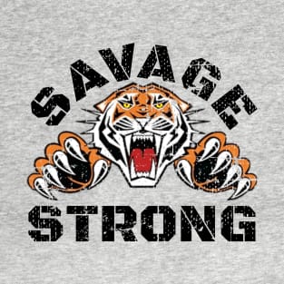 SAVAGE STRONG TIGER BODYBUILDING T-Shirt